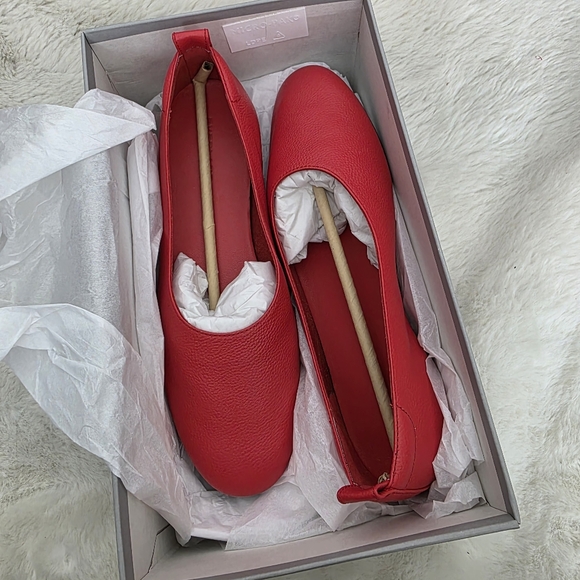 NEW Everlane The Day Glove Classic Red Leather Ballet Flat 8.5 - Picture 10 of 12